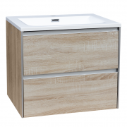 Тумба з раковиною Devit City 59.4х47.6 см МДФ/ДСП дуб 0020160SO