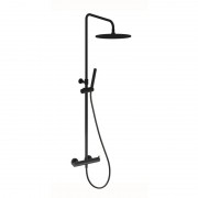 Душова стійка для душу Devit Art з термостатом метал/пластик чорний матовий 15020140B