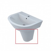 Полупъедистал для раковины Primera Topic санфаянс белый 8160020