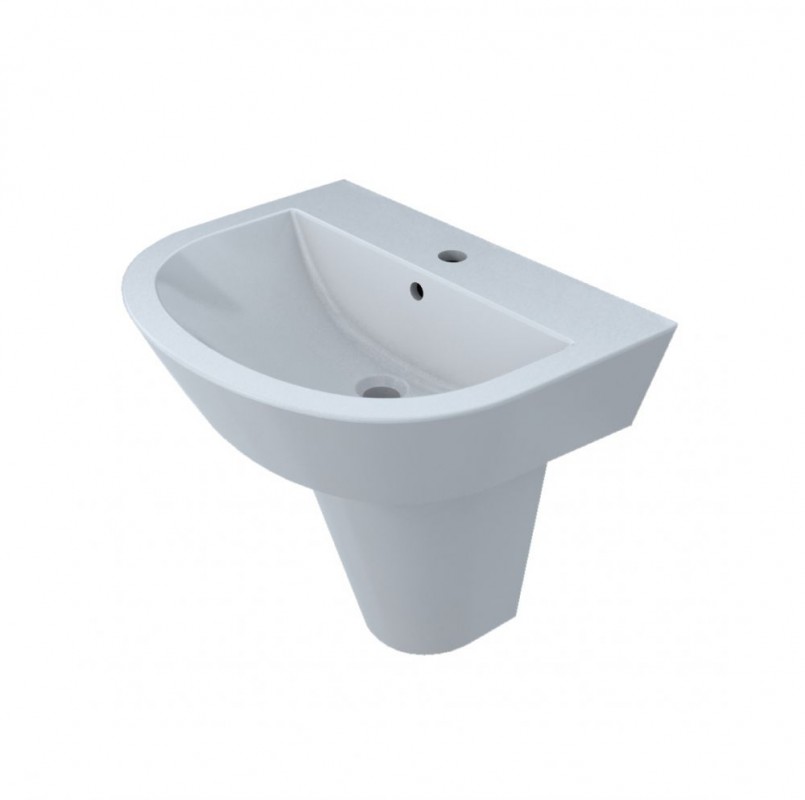 Раковина для ванной Primera Topic подвесная 60x45 санфаянс белый 8100020