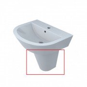 Полуп'едістал для раковини Primera Topic санфаянс білий 8160020