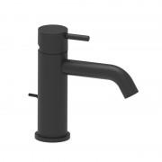 Змішувач для раковини Devit Art одноважільний чорний матовий з донним клапаном 15011140B