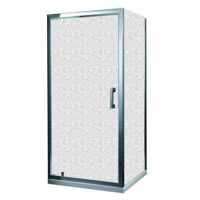 Душевая кабина Primera Frame распашная 100х100 хром/шиншилла SHRP56106