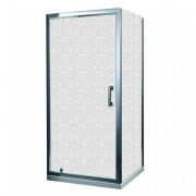 Душевая кабина Primera Frame распашная 100х100 хром/шиншилла SHRP56106