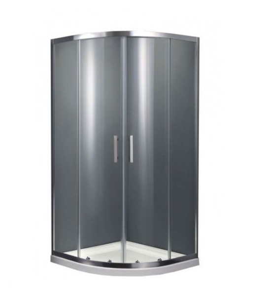 Душова кабіна Primera Frame розсувна 100х100 хром / сіре скло SHQG51106