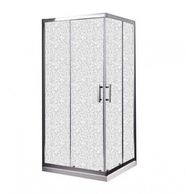 Душова кабіна Primera Frame розсувна 90х90 хром / шиншила SHRP53906
