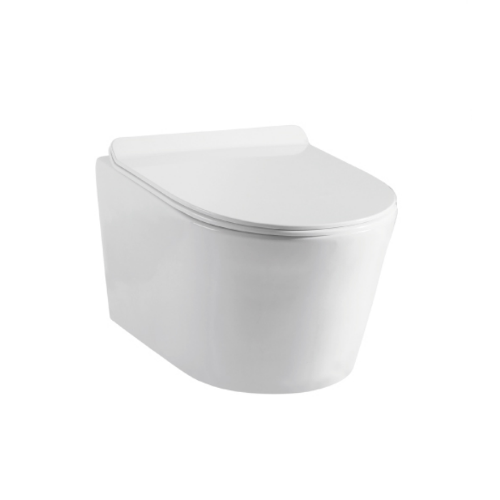 Унітаз підвісний з кришкою Devit Project 2.0 36х53 см безободковий кераміка білий 3220147