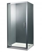 Душевая кабина Primera Frame распашная 100х100 хром/прозрачное стекло SHRC56106