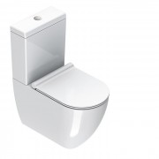 Унітаз Catalano SFERA бедободковий напольний моноблок комплект 1MPSFR00 + 1CMSFR00+5BASZ00+5S63STP00+Z542386