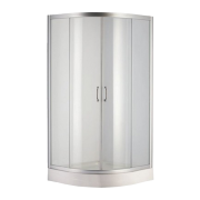 Душевая кабина Devit Nymfa с поддоном четверть круга 90х90 см профиль хром/прозрачное стекло FEN0301DEV