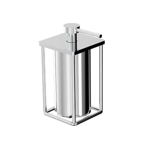 Дозатор для жидкого мыла Devit UP отдельностоящий нержавеющая сталь хром 7030120