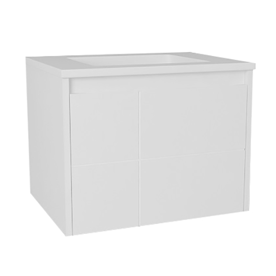 Тумба з раковиною Devit Laguna 59Х45 см МДФ/ДСП білий 0020110W