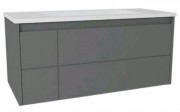 Тумба с раковиной Devit Laguna 79х45 см МДФ/ДСП антрацит 0021110A