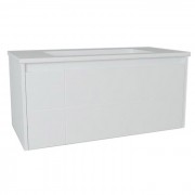 Тумба с раковиной Devit Laguna 99х45 см МДФ/ДСП белый 0022110W