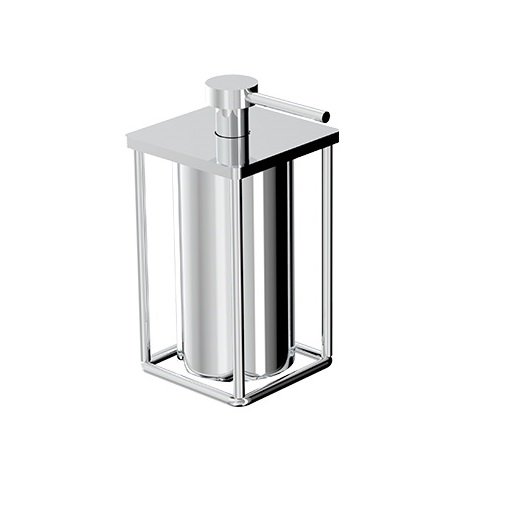 Дозатор для жидкого мыла Devit UP отдельностоящий нержавеющая сталь хром 7030120