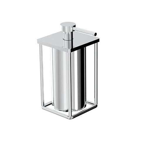 Дозатор для жидкого мыла Devit UP отдельностоящий нержавеющая сталь хром 7030120