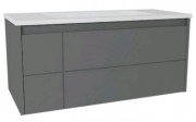 Тумба с раковиной Devit Laguna 79х45 см МДФ/ДСП антрацит 0021110A