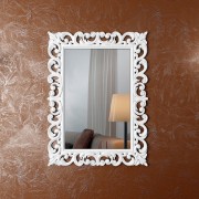 Дзеркало для ванної Marsan Angelique 100х75 см білий Angelique100х75white
