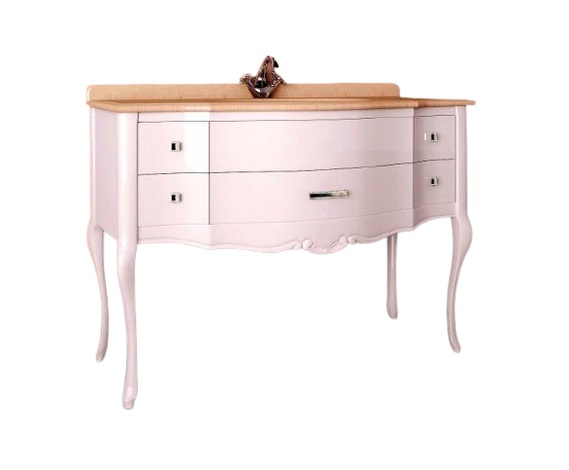 Тумба під раковину Marsan Angelique 910 дерево білий Angelique910white