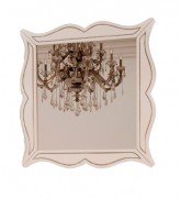 Дзеркало для ванної Marsan Arlette 100х85 см білий/срібло Arlette100х85silver