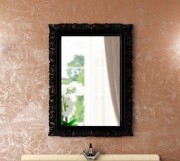 Дзеркало для ванної Marsan Angelique 100х75 см чорний Angelique100х75black