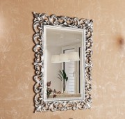 Дзеркало для ванної Marsan Angelique 100х75 см срібло Angelique100х75silver