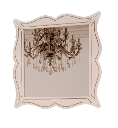 Зеркало для ванной Marsan Arlette 100х85 см белый/серебро Arlette100х85silver