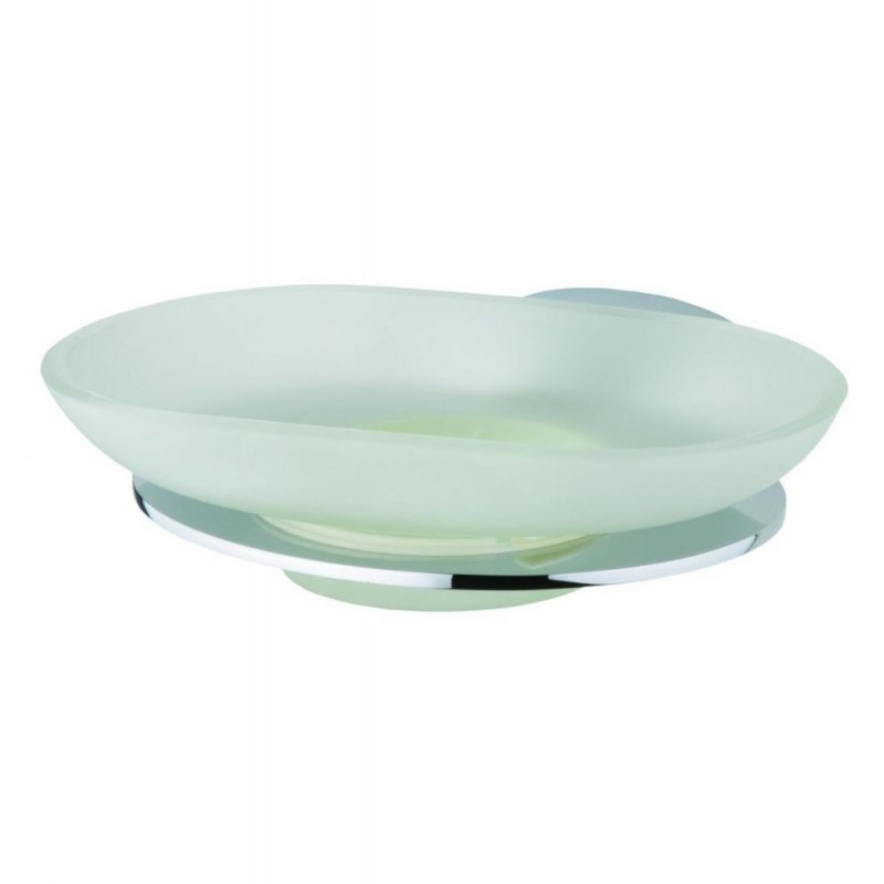 Мильниця для ванної Devit Prestige підвісна матове скло/хром 8059124SH