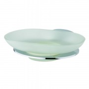 Мильниця для ванної Devit Prestige підвісна матове скло/хром 8059124SH