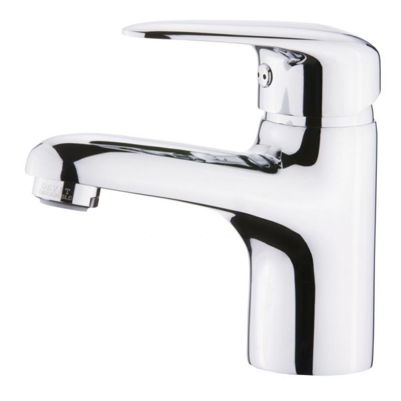 Змішувач для раковини Devit Giran одноважільний латунь хром з донним клапаном 16190128P