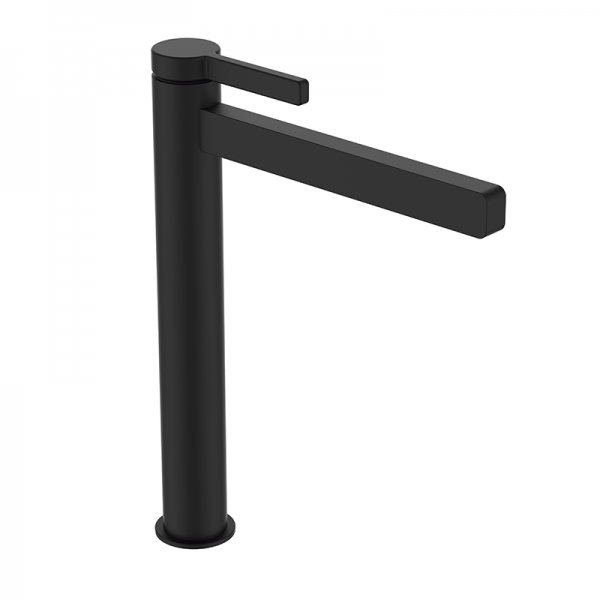 Смеситель для раковины GRB Axis XXL однорычажный с донным клапаном черный 74513742