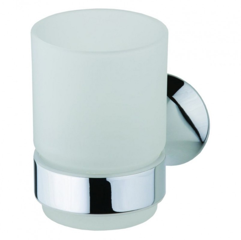 Стакан для зубных щеток Devit Vintage подвесной матовое стекло/хром 7858122SC