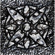 Декор напольный Grand Kerama Звезда 6,6х6,6 см стекло платина 016713