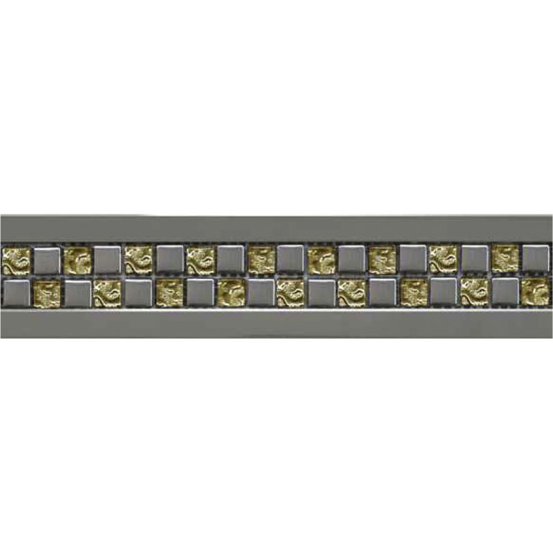 Фриз Grand Kerama Ellite 30х6,5 см платина-золото 016763