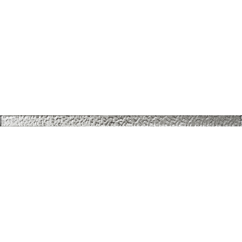 Фриз скляний Grand Kerama рифлений 50х2,3 см платина 052361