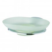 Мильниця для ванної Devit Prestige підвісна матове скло/хром 8059124SH