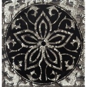 Декор підлоговий Grand Kerama Дамаск 8х8 см скло платина 052322