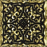 Декор підлоговий Grand Kerama День 6,6х6,6 см скло золото 052315