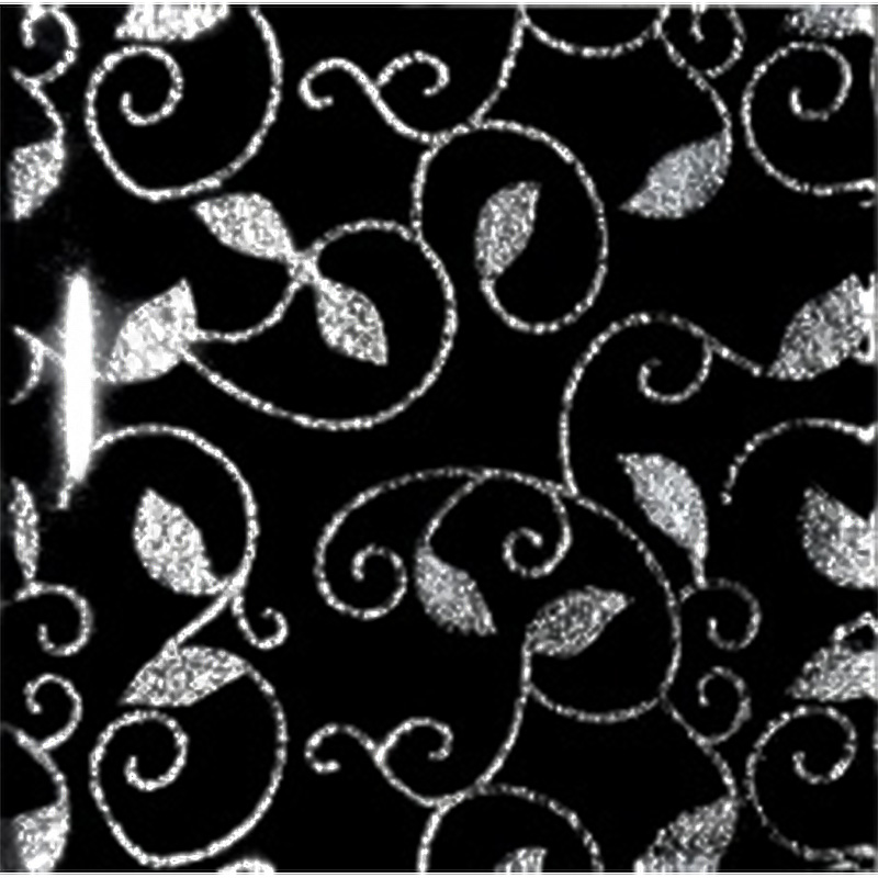 Декор підлоговий Grand Kerama Завиток 6,6х6,6 см скло платина 052314