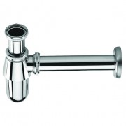 Сифон для раковини Devit під донний клапан латунь хром 53012100