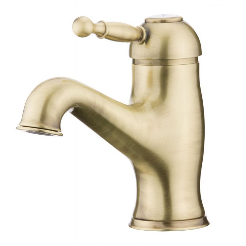 Смеситель для раковины Devit Charlestone однорычажный с донным клапаном бронза CN60051037B