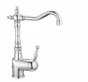 Змішувач для раковини Devit Charlestone високий одноважільний з донним клапаном хром CN60050037