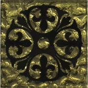 Декор напольный Grand Kerama Бутон 6,6х6,6 см стекло золото 016732