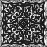 Декор напольный Grand Kerama День 8х8 см стекло платина 052316