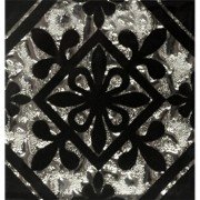 Декор напольный Grand Kerama Дольче 8х8 см стекло платина 052324