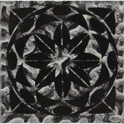 Декор напольный Grand Kerama Леано 6,6х6,6 см стекло платина 016733