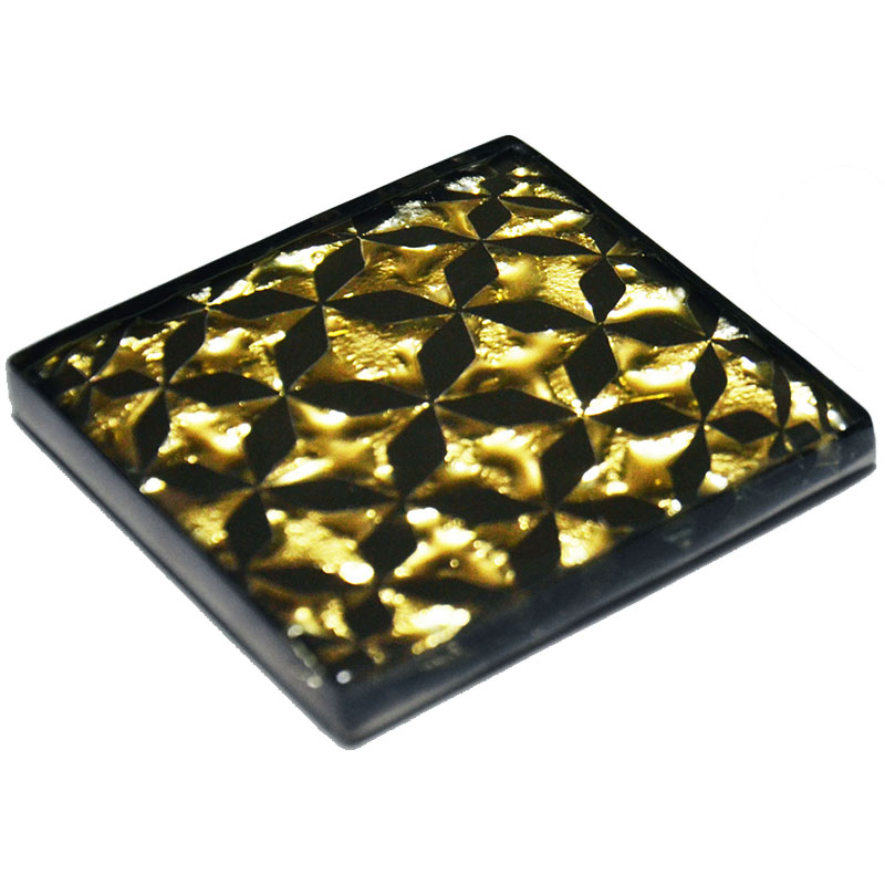 Декор підлоговий Grand Kerama Сфера 6,6х6,6 см скло золото 016788