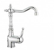 Змішувач для раковини Devit Charlestone високий одноважільний з донним клапаном хром CN60050037