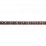 Фриз Grand Kerama Карандаш разрезной люстрованный 20х1,3 см коричневый 016701