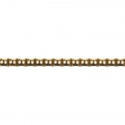 Фриз Grand Kerama Карандаш 25х1,3 см золото 052356